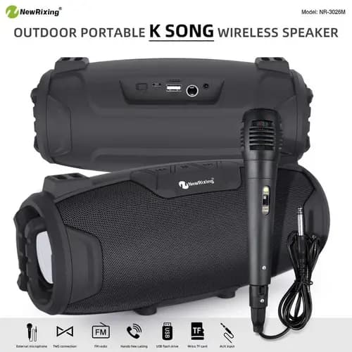 اسپیکر بلوتوثی نیوریکسینگ مدل NEW RIXING NR-3026M — تصویر ۴