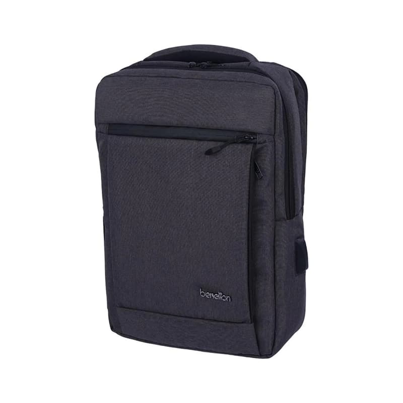 کیف کوله پشتی لپ تاپ benetton مدل B074 — تصویر ۲