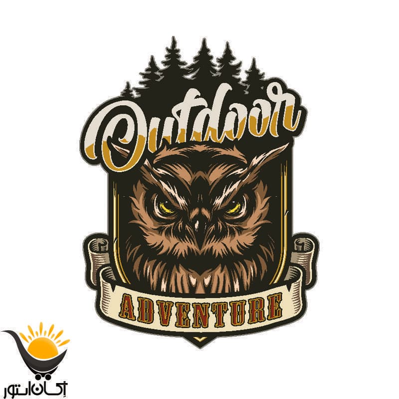 برچسب خودرو طرح آفرود Offroad مدل عقاب