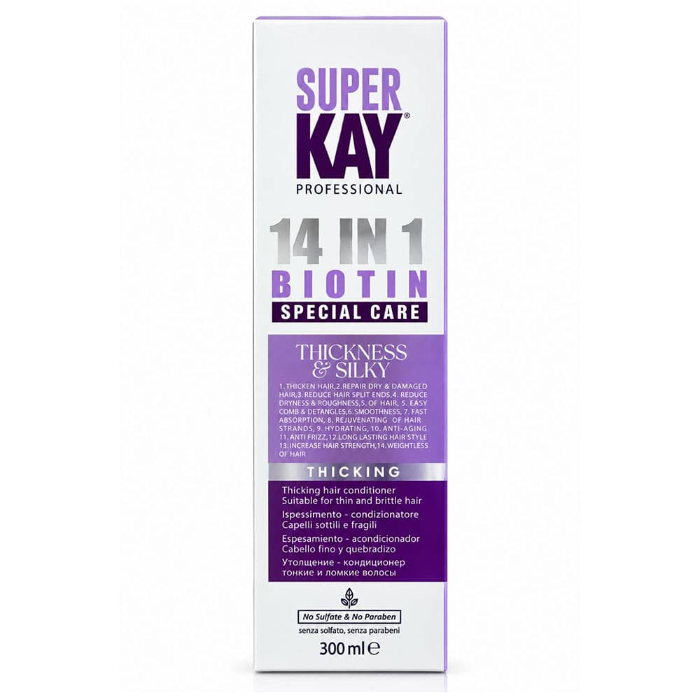 اسپری 14 کاره 300 میل حاوی بیوتین سوپر کی SUPER KAY — تصویر ۲