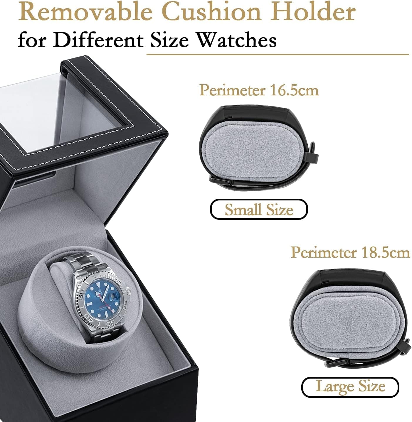 جعبه ویندر ساعت اتوماتیک مکبازل مدل Mcbazel | Mcbazel Automatic Watch Winder Box — تصویر ۳