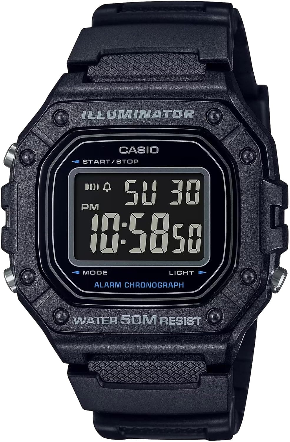 ساعت کاسیو مردانه W-218H-1BVDF | Casio W218H-1B