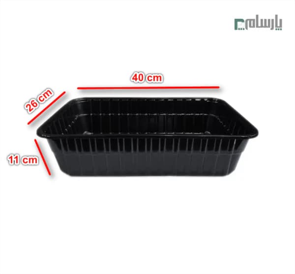 دیس مشکی یکبار مصرف مهرپارسا کد 910 — تصویر ۲