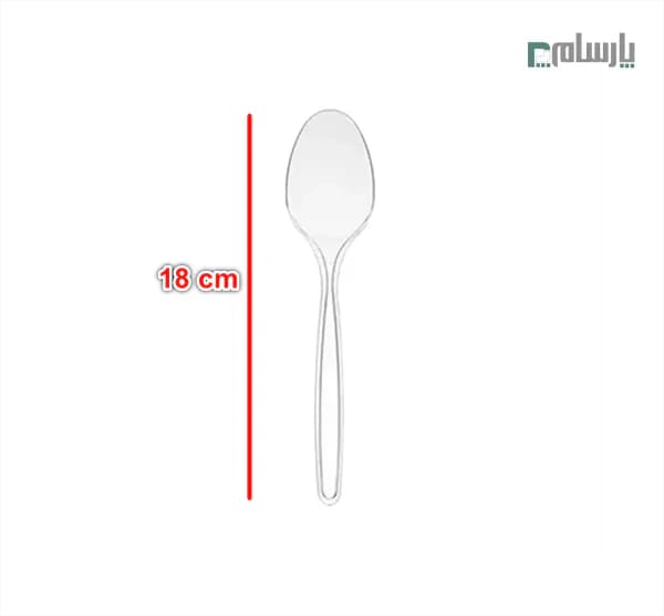 قاشق یکبار مصرف مدل تورنتو — تصویر ۲