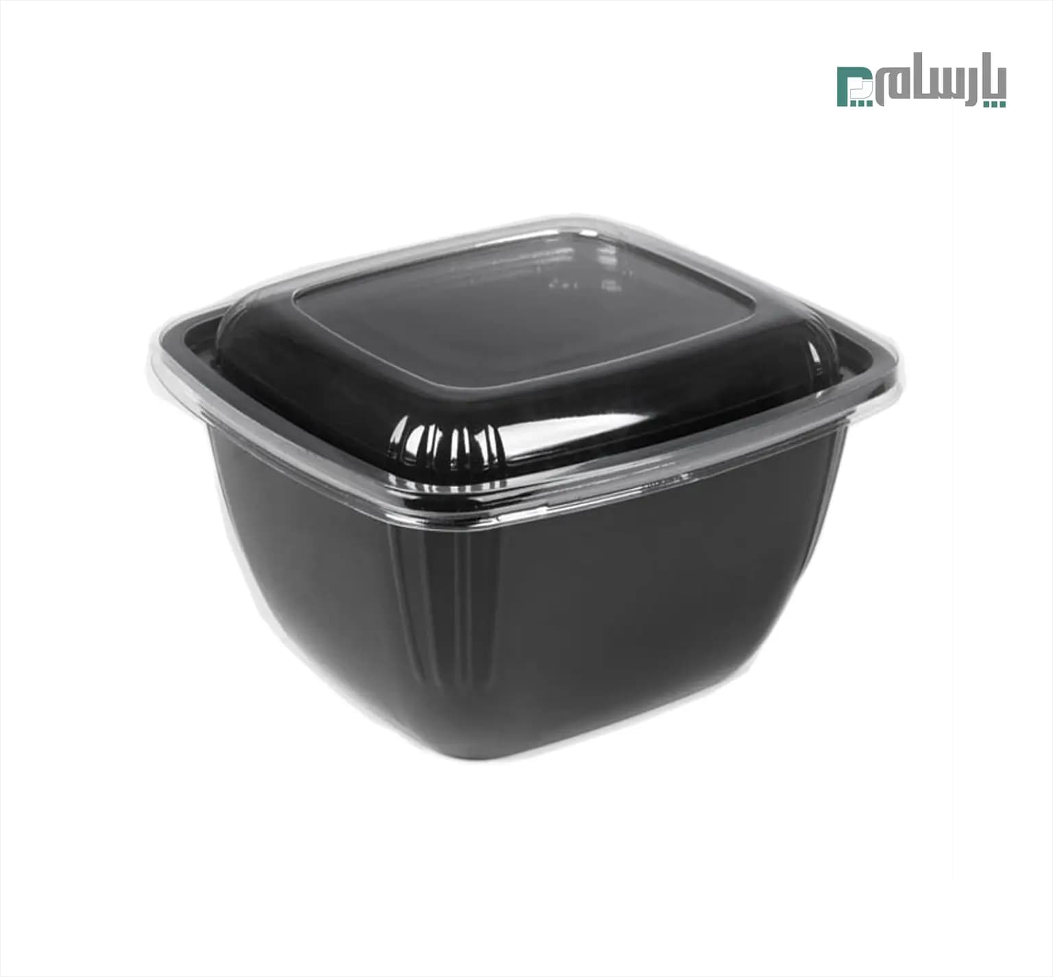 ظرف یکبار مصرف مشکی مهرپارسا کد M800 با درب ساده