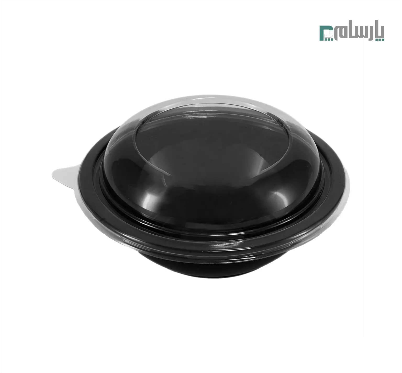 ظرف یکبار مصرف مشکی کد FT150 مهرپارسا با درب ساده