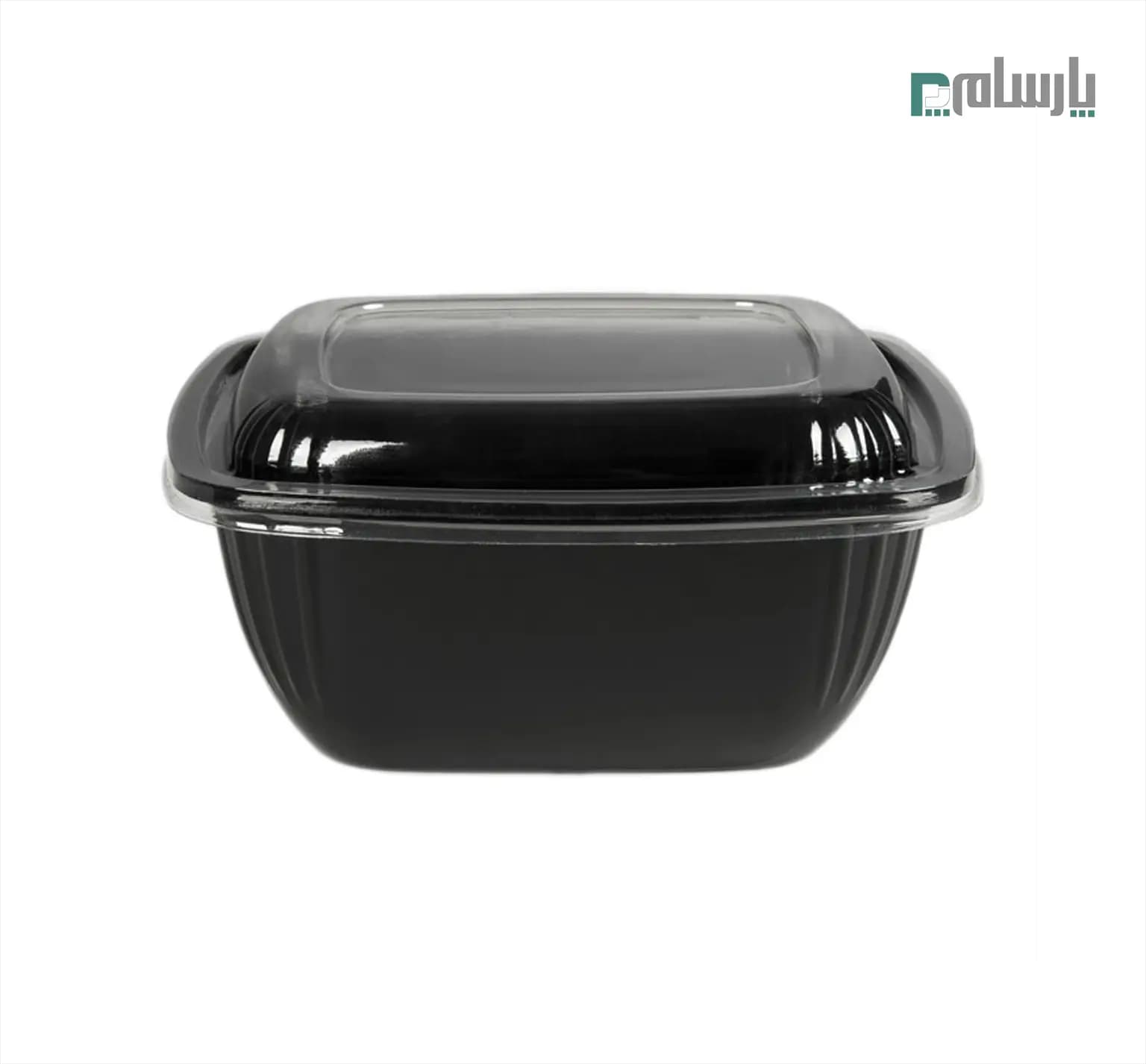ظرف یکبار مصرف مشکی سالاد کد M600 مهرپارسا