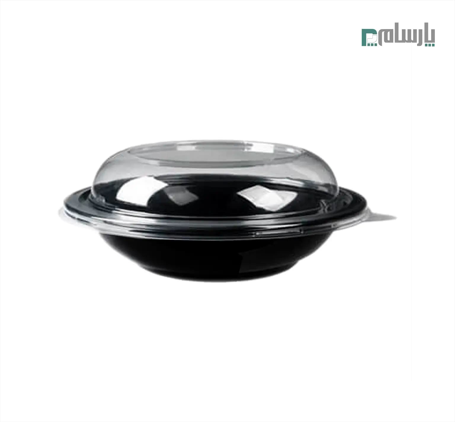 ظرف یکبار مصرف مشکی مهرپارسا کد FT120 با درب ساده