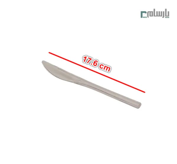 کارد یکبار مصرف مدل لوكس شفاف — تصویر ۲