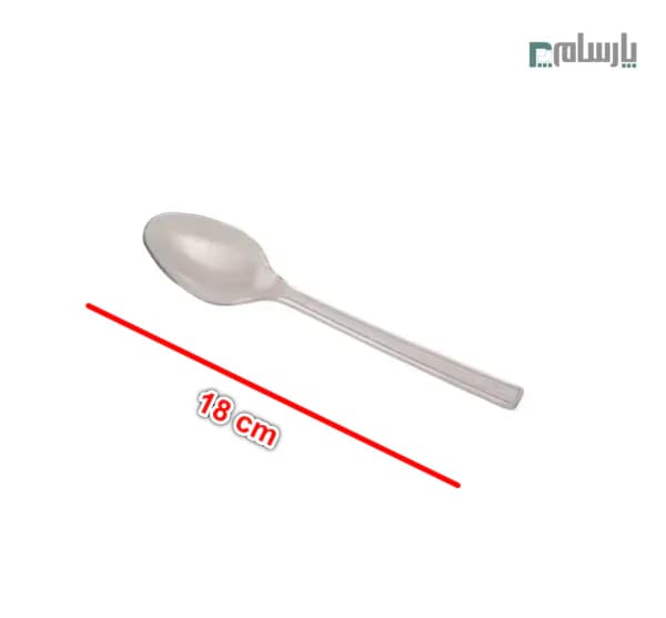 قاشق یکبار مصرف مدل لوكس شفاف — تصویر ۲