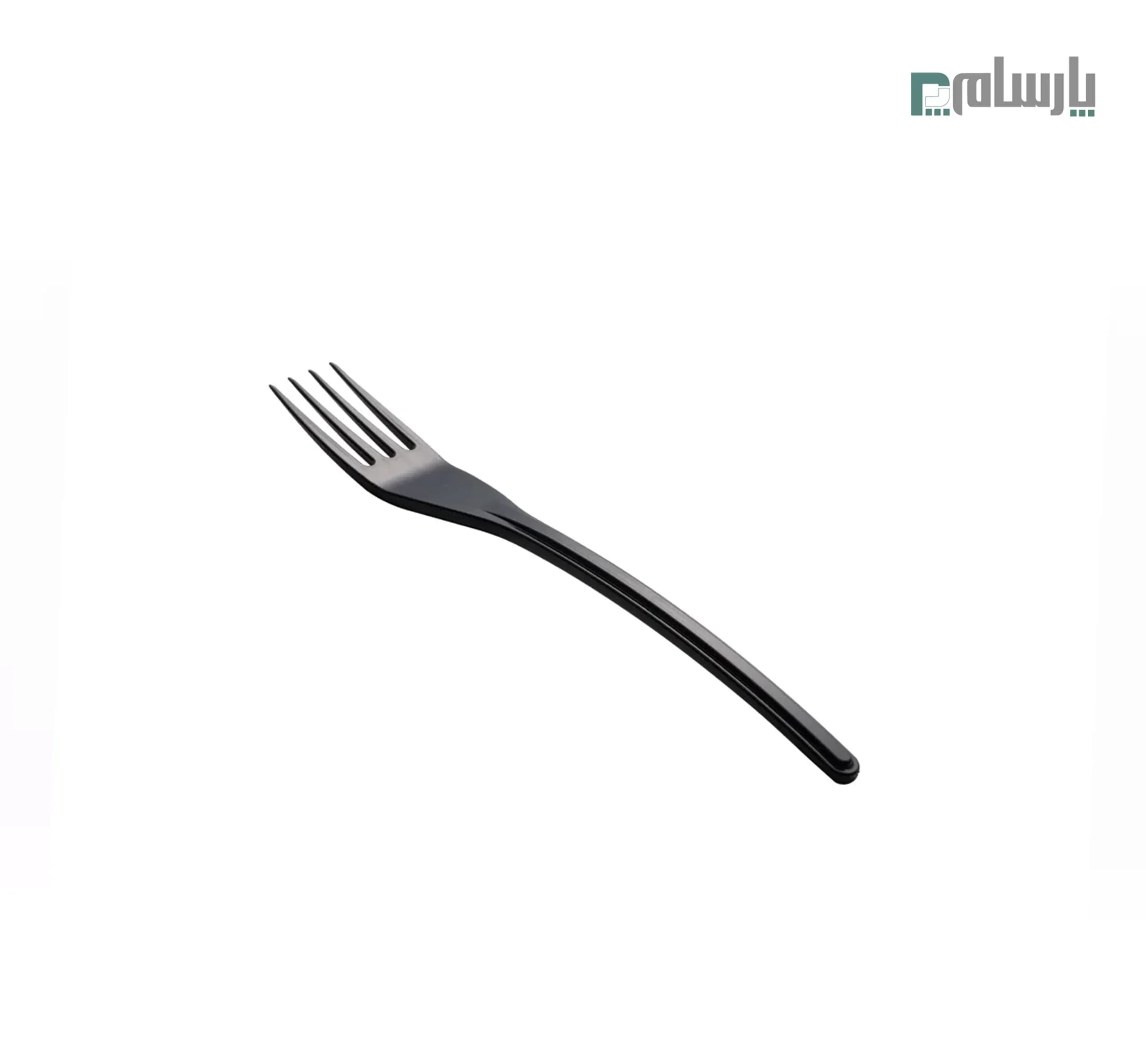 چنگال یکبار مصرف مدل موج مشکی