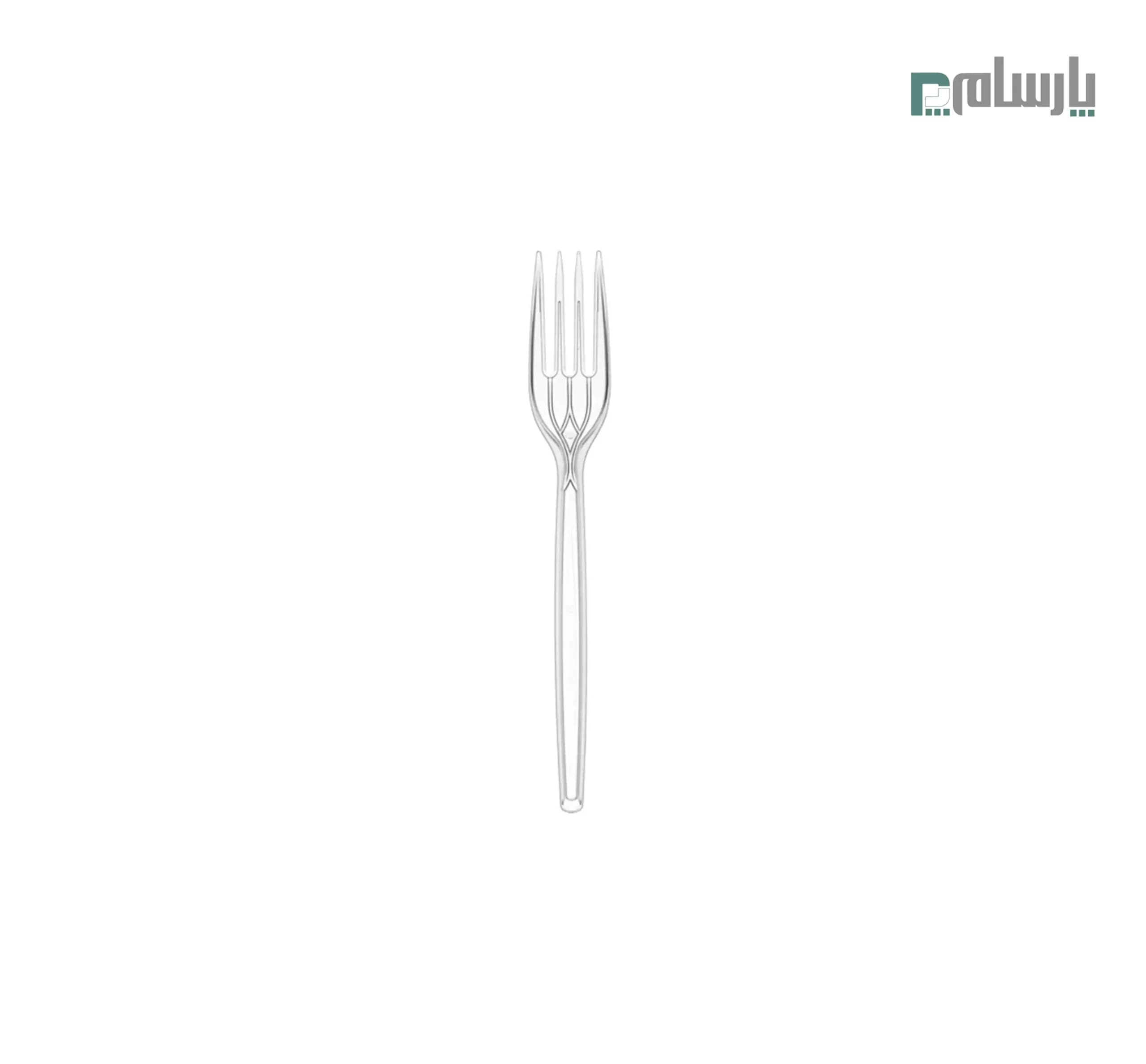 چنگال یکبار مصرف مدل لوتوس