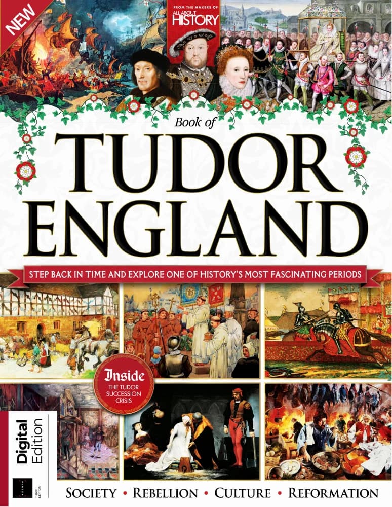 کتاب All About History Book of Tudor England (همه چیز درباره تاریخ انگلستان تودور) نسخه انگلیسی PDF