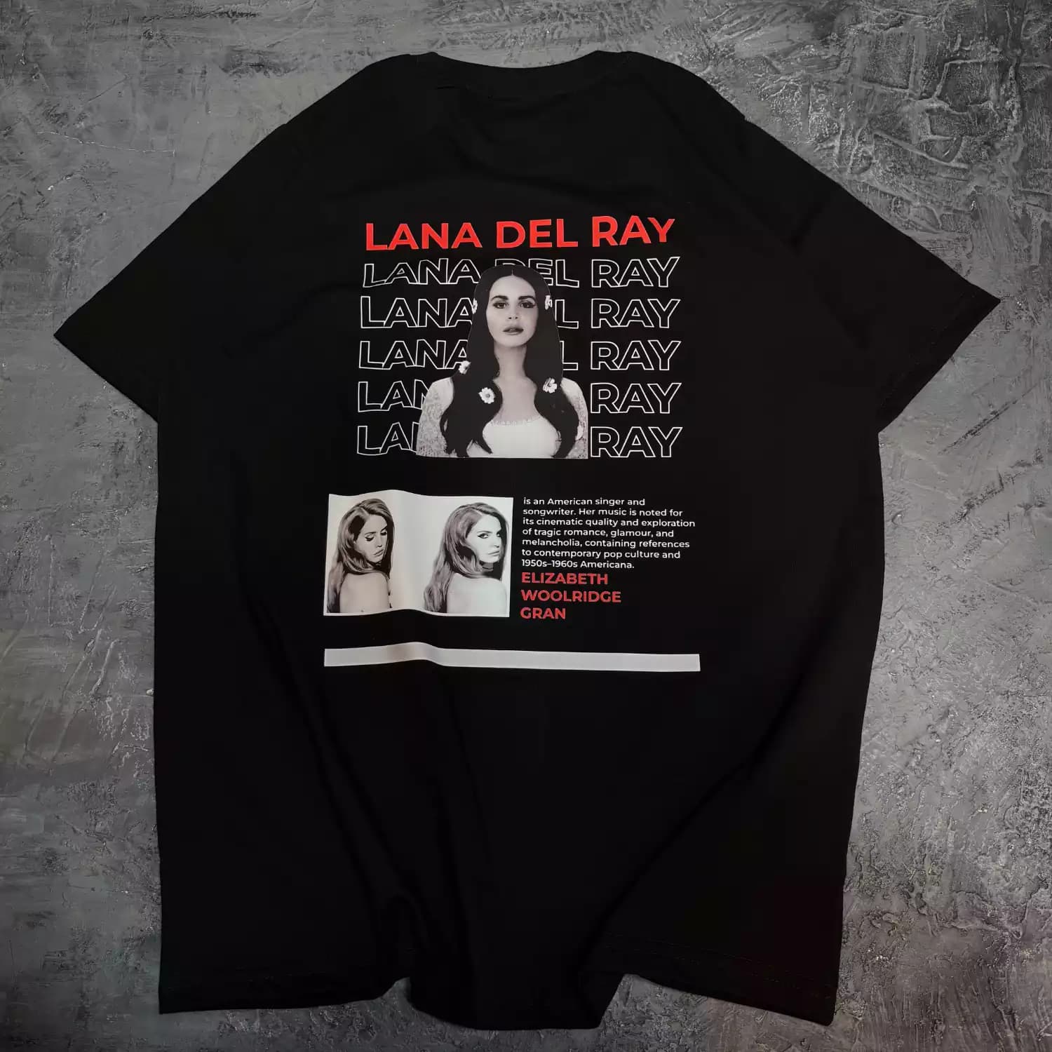 تیشرت لانا دل ری Lana del rey bio — تصویر ۳