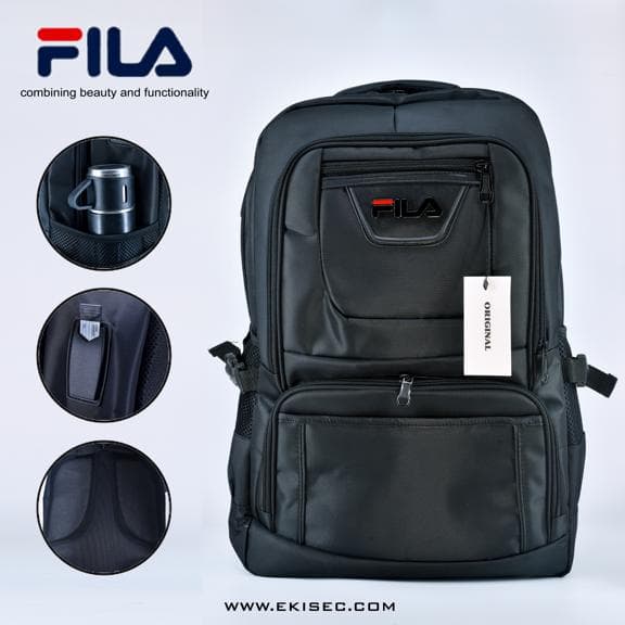 کوله ضد آب لپتاپی برند FILA | برزنت مقاوم ۴۵ لیتری + ارسال فوری کد G13 — تصویر ۲