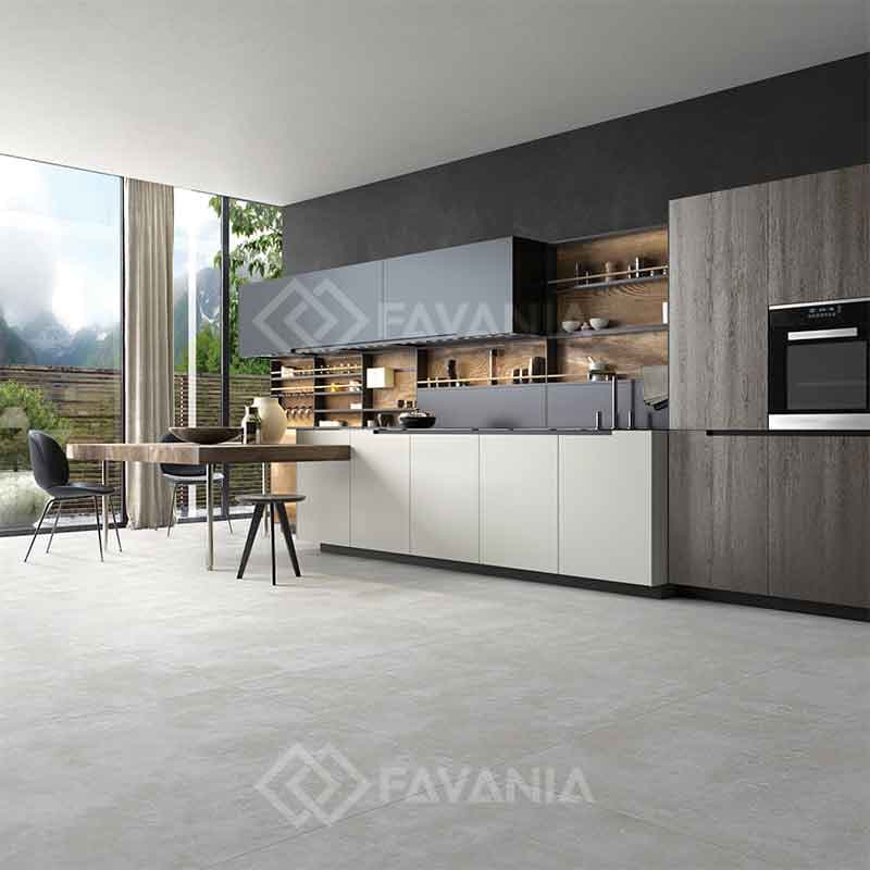سرامیک اسلب پرسلان اوشن طوسی روشن 120×120 برند فاوانیا
