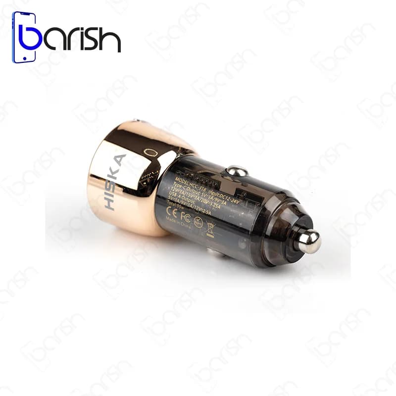 شارژر فندکی فست شارژ 95 وات هیسکا مدل HCC-318 — تصویر ۴