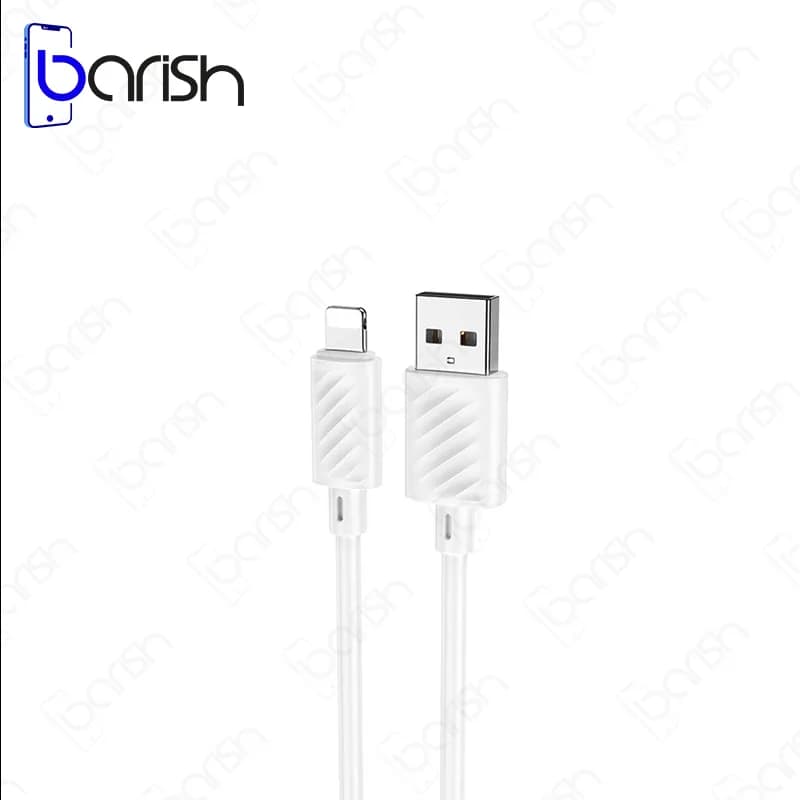 کابل دیتا و شارژ USB به لایتنینگ هوکو مدل X88