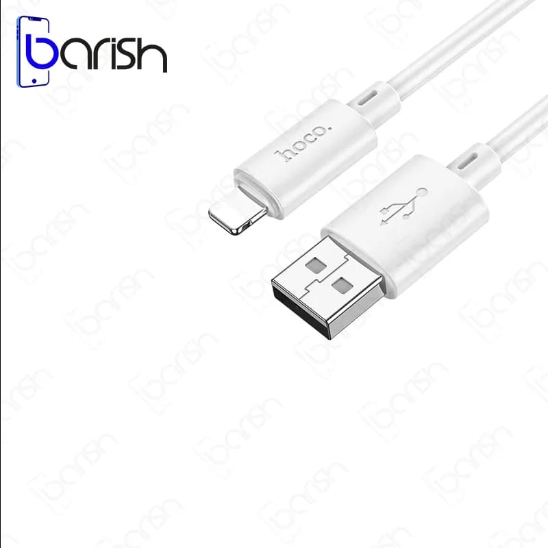 کابل دیتا و شارژ USB به لایتنینگ هوکو مدل X88 — تصویر ۲