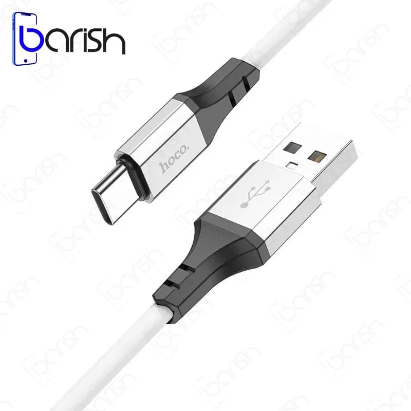 کابل دیتا و شارژ USB به Type-C هوکو مدل X86 — تصویر ۲