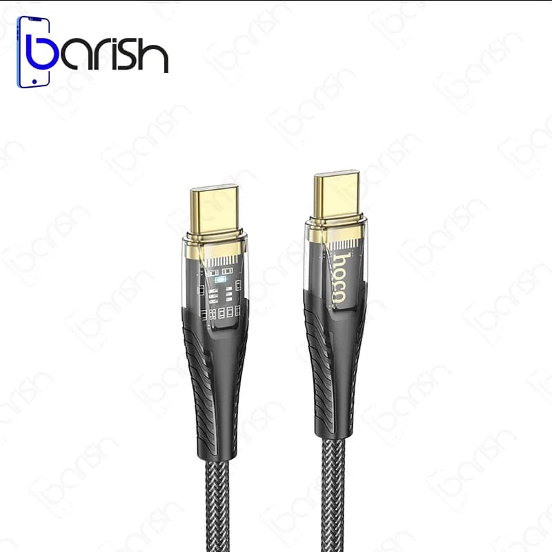 کابل دیتا و شارژ دو سر Type-C هوکو مدل U121