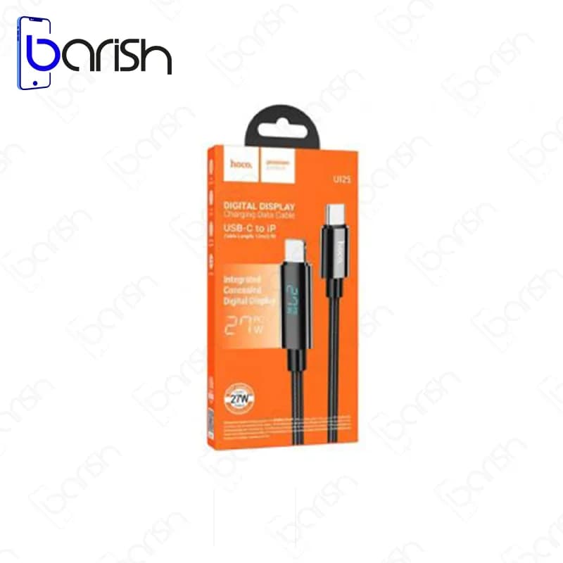 کابل دیتا و شارژ Type-C به لایتنینگ هوکو مدل U125 — تصویر ۴