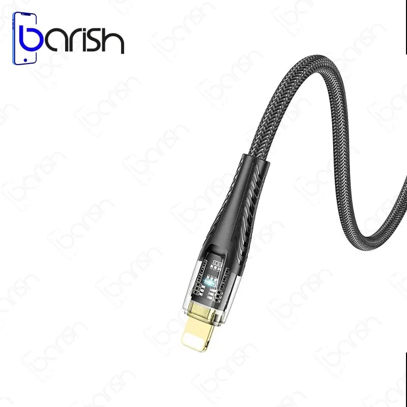 کابل دیتا و شارژ Type-C به لایتنینگ هوکو مدل U121 — تصویر ۴