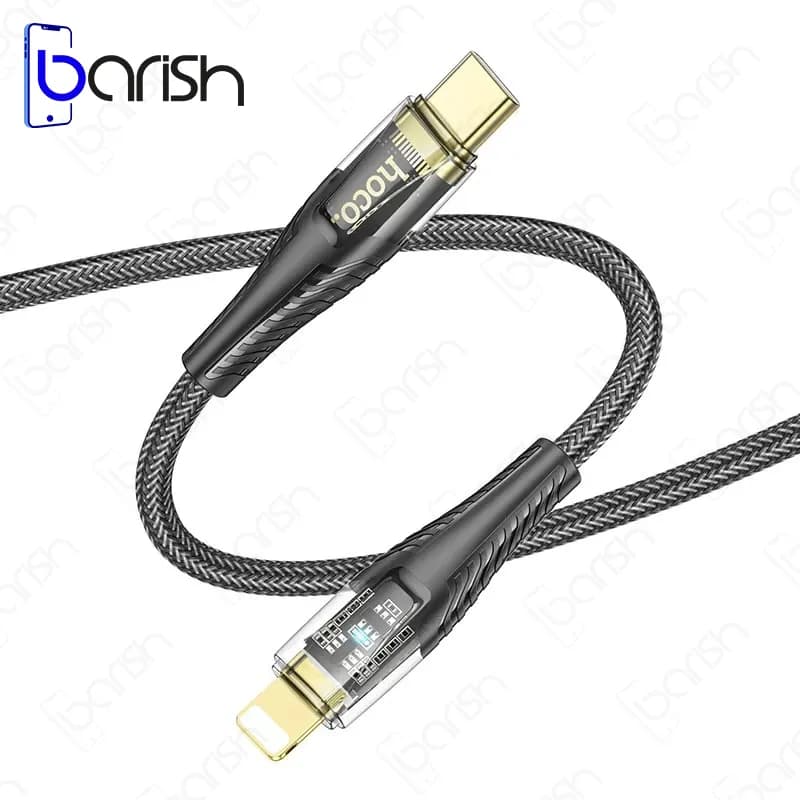 کابل دیتا و شارژ Type-C به لایتنینگ هوکو مدل U121 — تصویر ۳