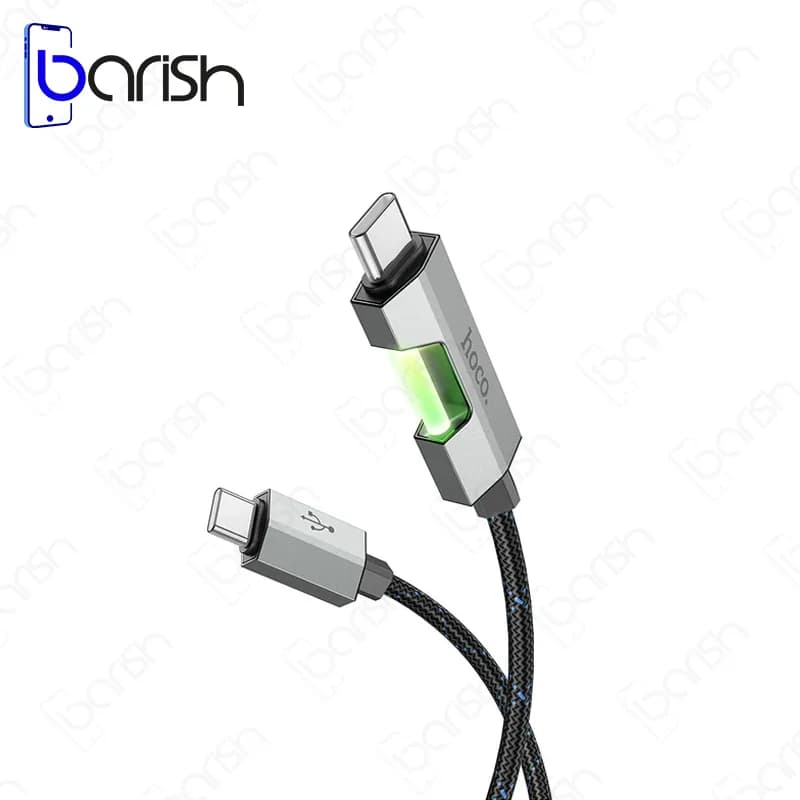 کابل دیتا و شارژ دو سر Type-C هوکو مدل U123 — تصویر ۴