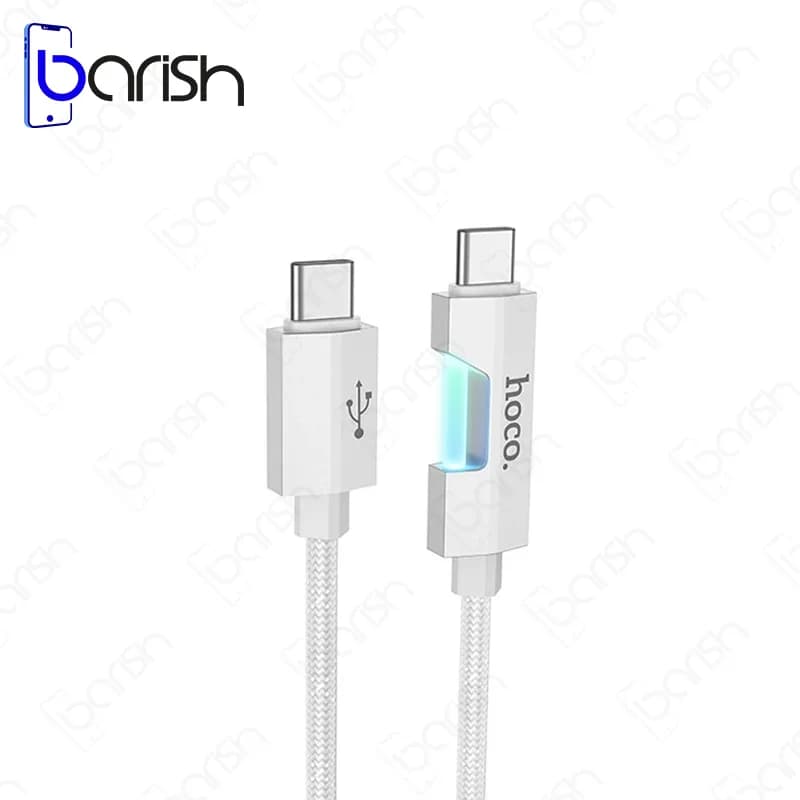 کابل دیتا و شارژ دو سر Type-C هوکو مدل U123 — تصویر ۲