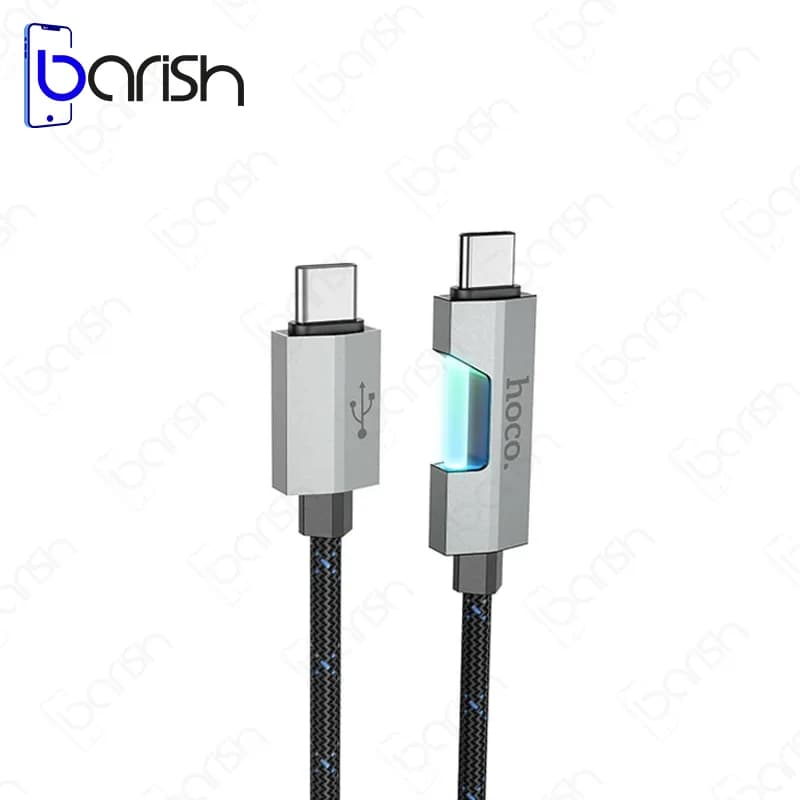 کابل دیتا و شارژ دو سر Type-C هوکو مدل U123