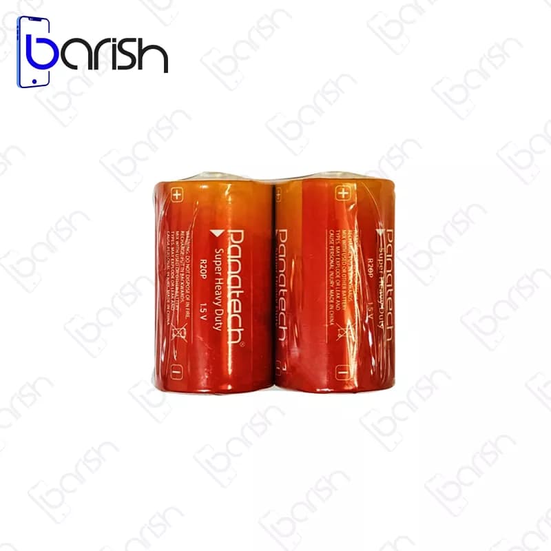 باتری بزرگ پاناتک مدل R20P بسته 2 عددی — تصویر ۲
