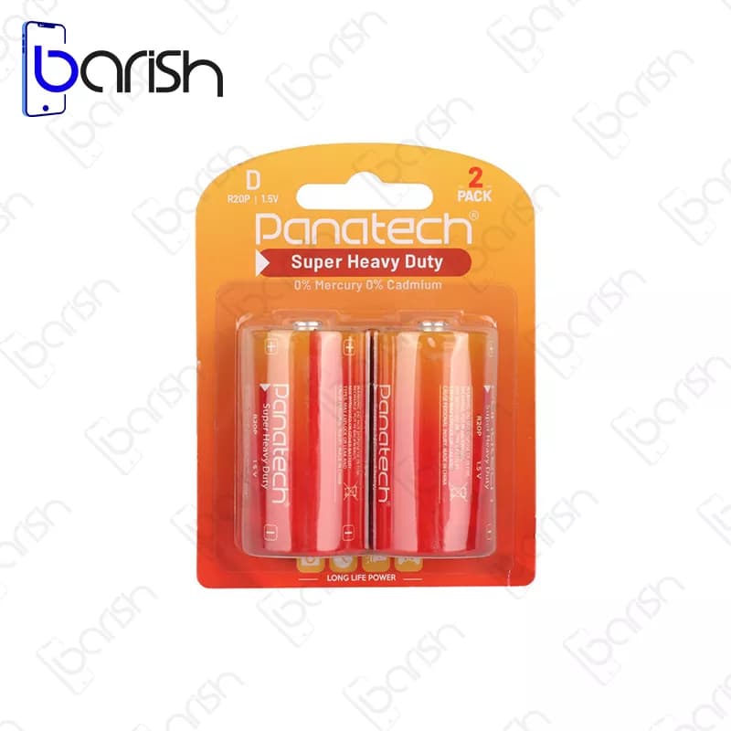 باتری بزرگ پاناتک مدل R20P بسته 2 عددی