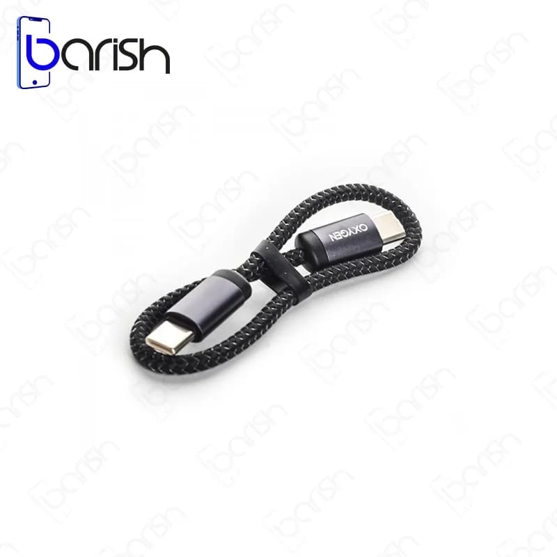 کابل دیتا و شارژ دو سر Type-C اکسیژن مدل LX-22 — تصویر ۲