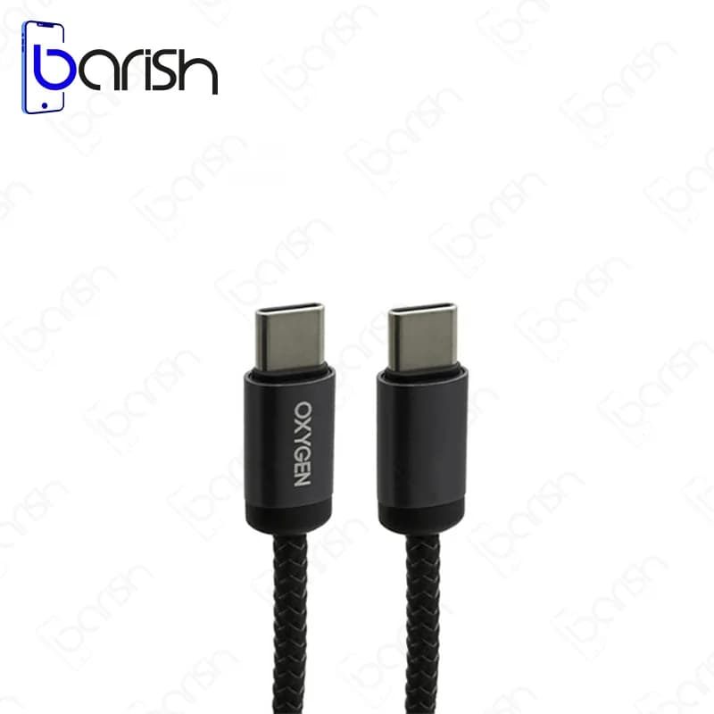کابل دیتا و شارژ دو سر Type-C اکسیژن مدل LX-22