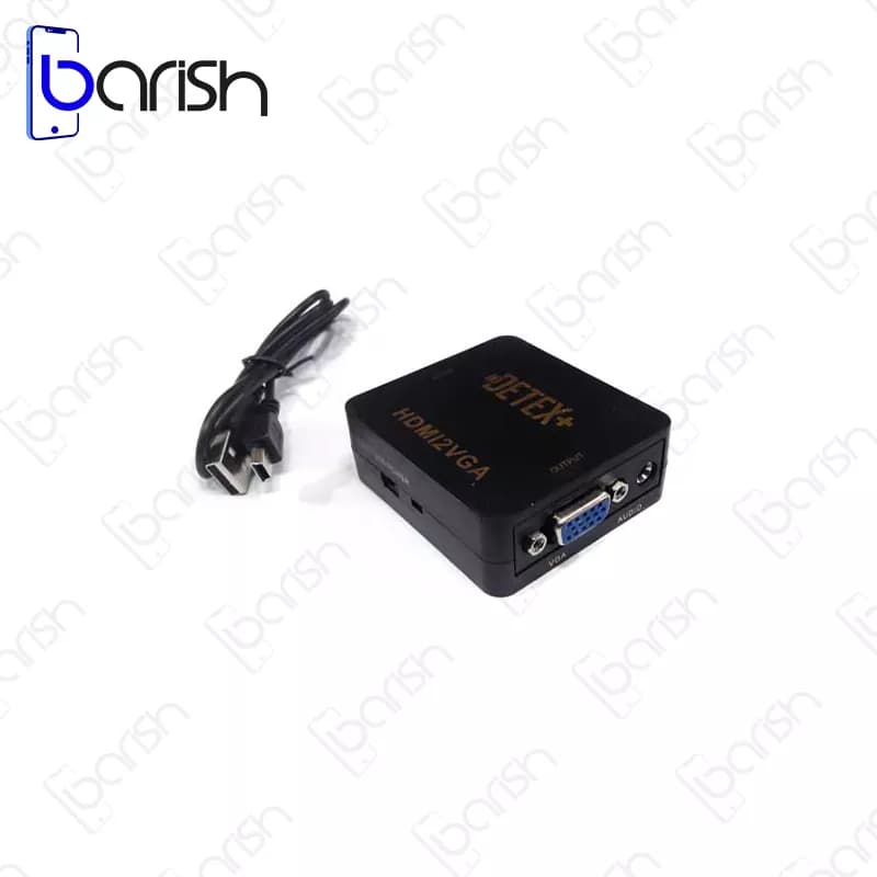 مبدل HDMI به VGA دتکس پلاس