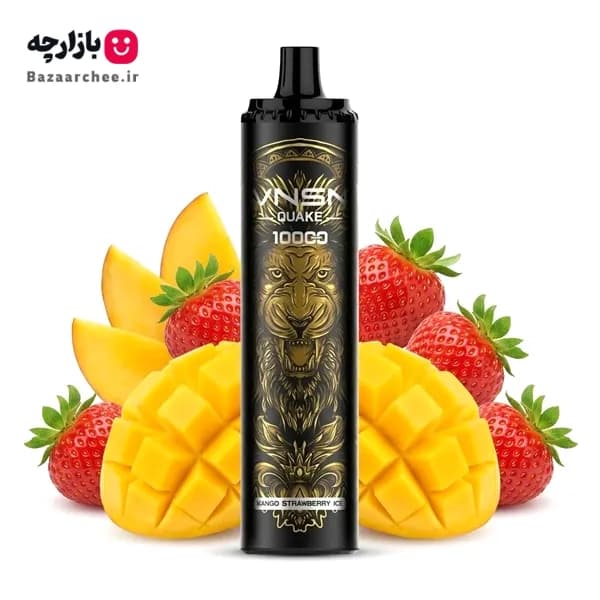 ویپ پاد یکبار مصرف انبه توت فرنگی یخ 10000 پاف | VNSN QUAKE 10K Mango Strawberry Ice