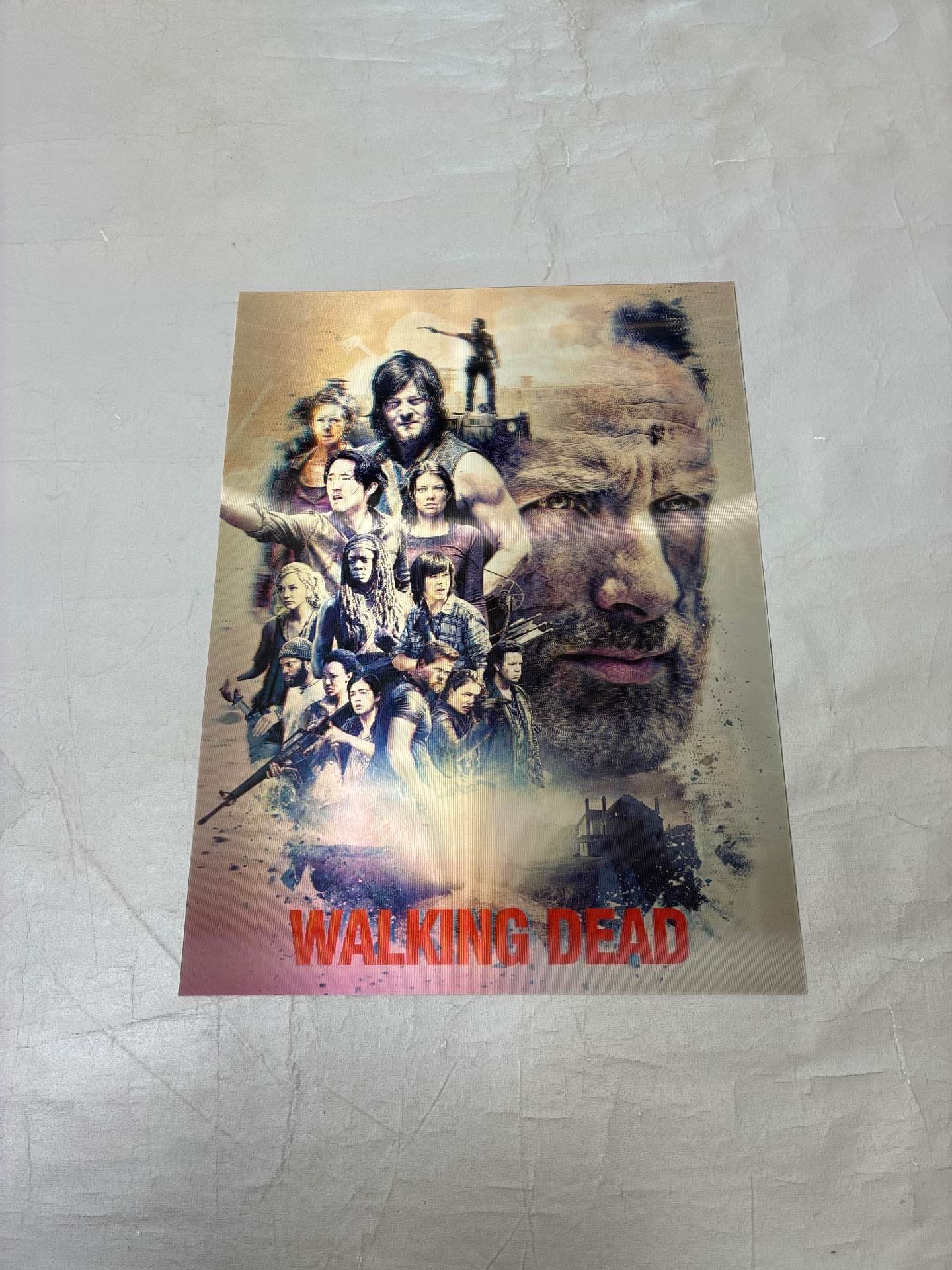 پوستر سه بعدی The walking dead