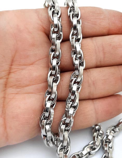 زنجیر استیل شنل تخت سایز بزرگ واحد0/5متری — تصویر ۴