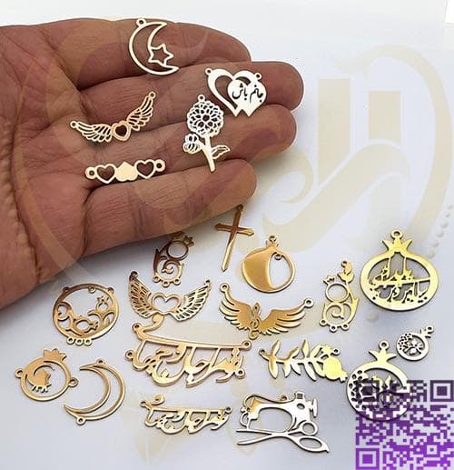 پلاک استیل گل کد280 — تصویر ۲