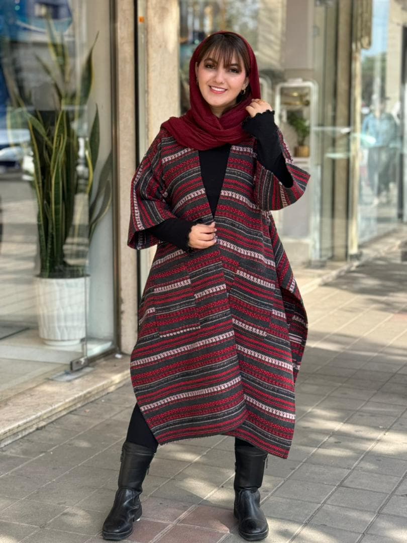 پانچ جلوباز قرمز طوسی صورتی راه راه