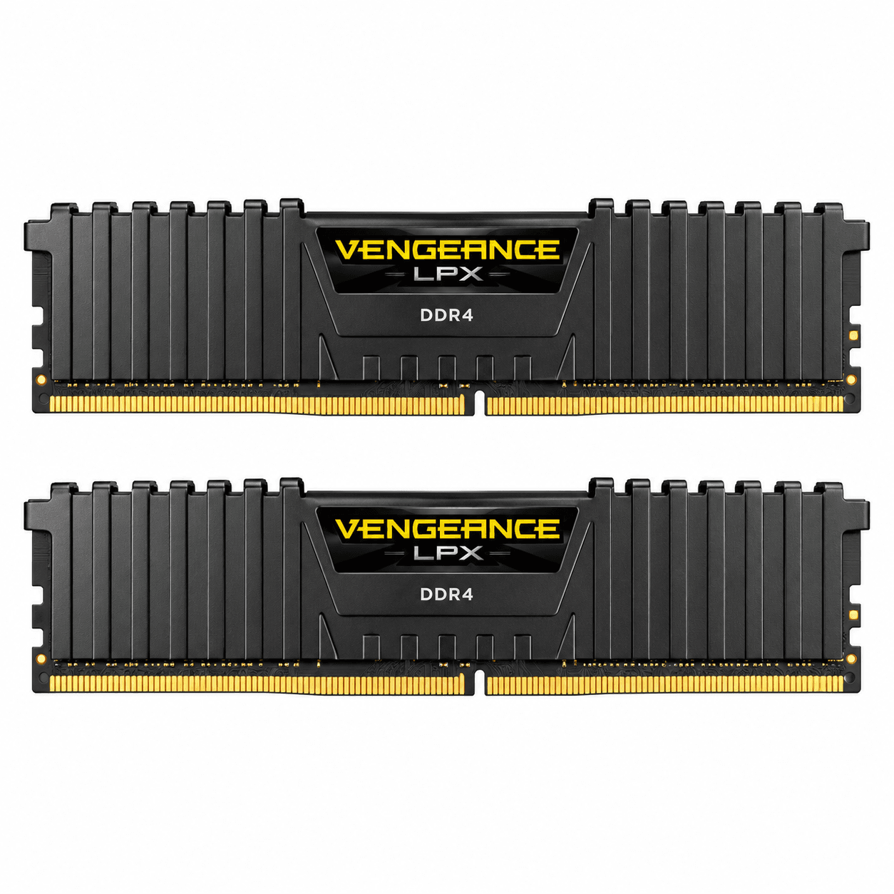 رم دسکتاپ دو کاناله کورسیر Vengeance LPX ظرفیت 16GB DDR4 3200MHz CL16 بسته دو عددی استوک