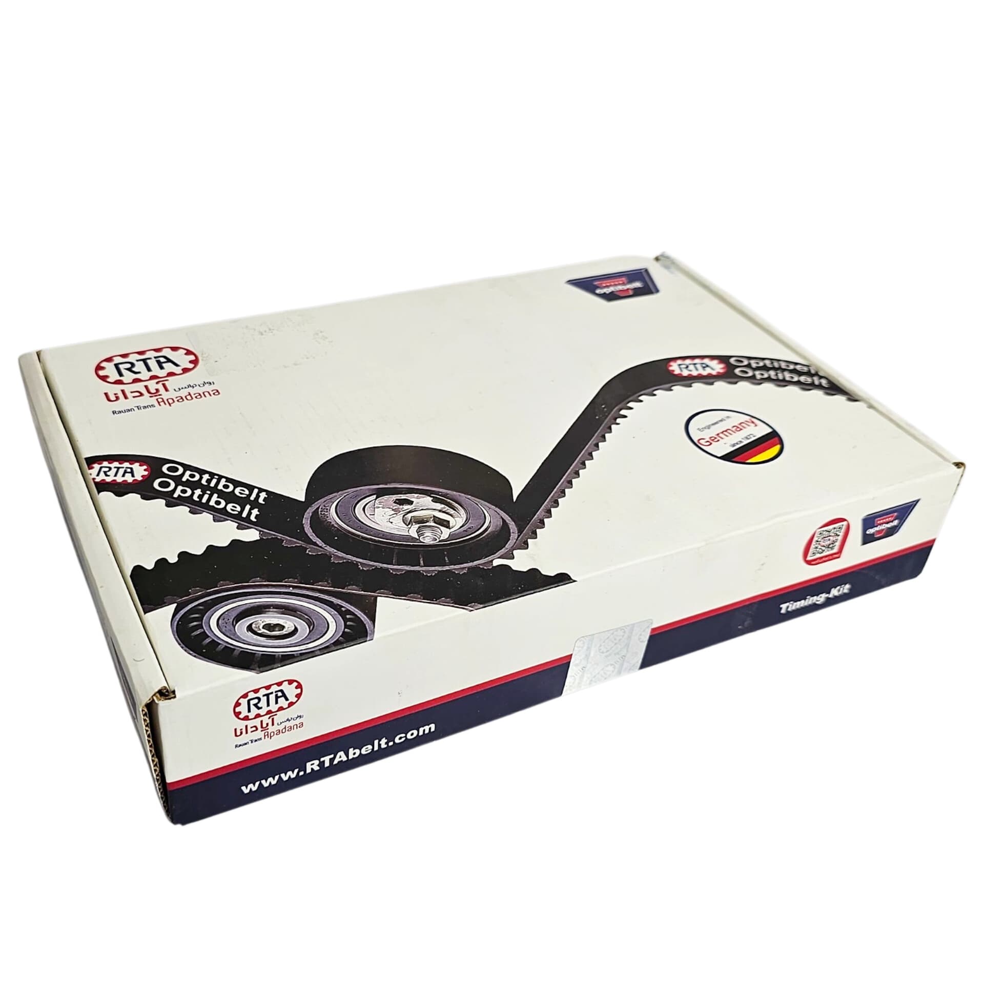 کیت کامل تسمه تایم 134 دندانه پژو 206 تیپ 5- پارس – SLX – رانا اوبتی بلت (OBTI BELT) — تصویر ۸