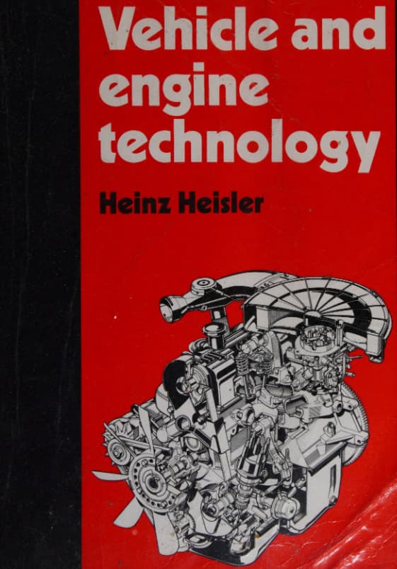 کتاب فناوری خودرو و موتور (Vehicle and Engine Technology) نسخه انگلیسی PDF | هاینتس هایسلر