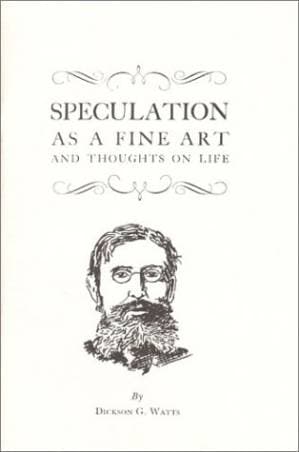 دانلود کتاب Speculation As a Fine Art and Thoughts on Life