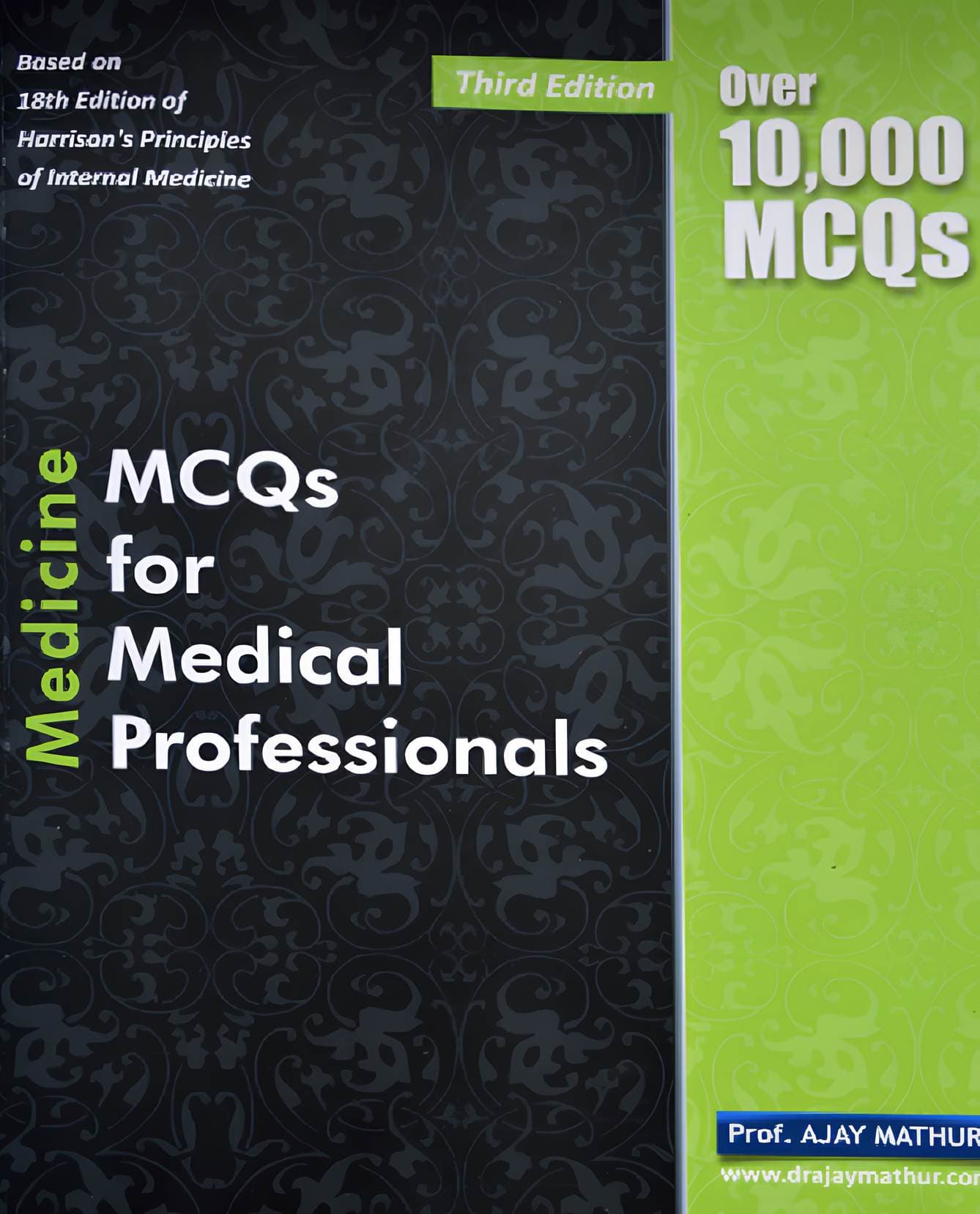 کتاب سوالات چهارگزینهای پزشکی برای متخصصان پزشکی، ویرایش سوم (Medicine MCQs for Medical Professionals, 3rd Edition) نسخه انگلیسی PDF | آجای ماتور