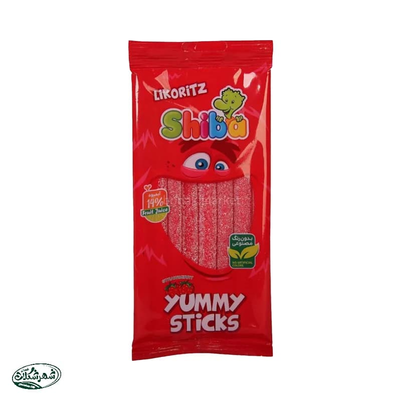 لیکوریتز توت فرنگی شیبا 90گ