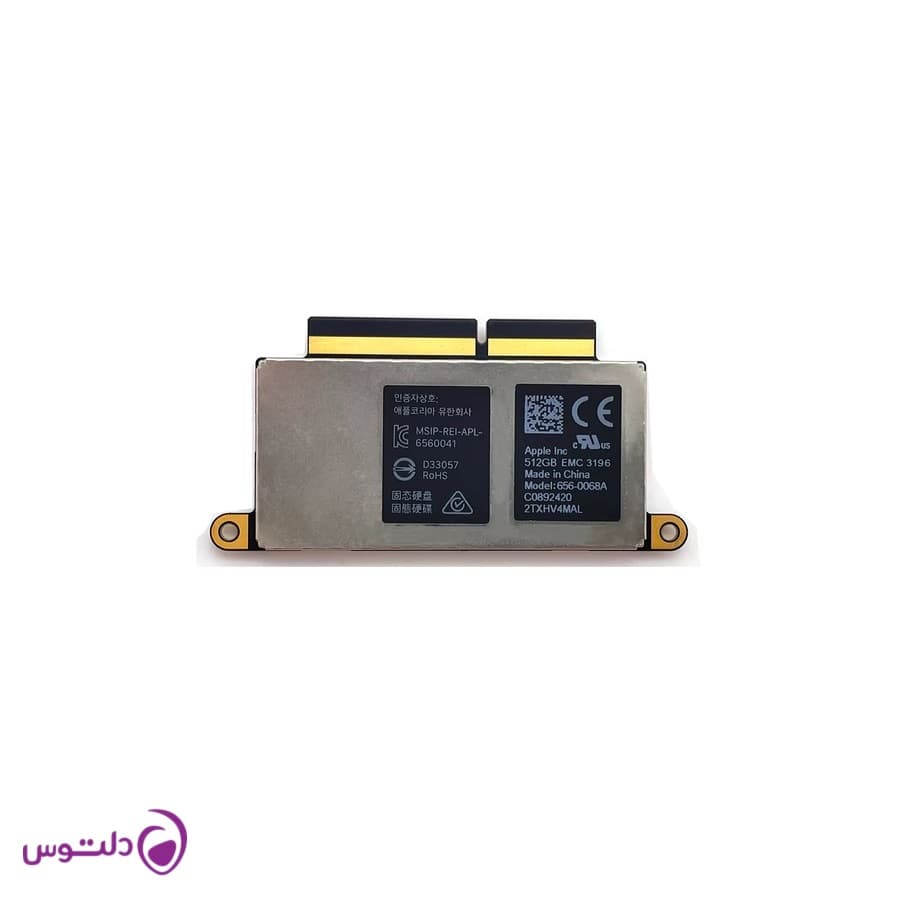 هارد SSD مک بوک ۵۱۲ گیگابایت پرو رتینا ۱۳ اینچ ۲۰۱۶-۲۰۱۷ مدل A1708 (بدون تاچ بار)