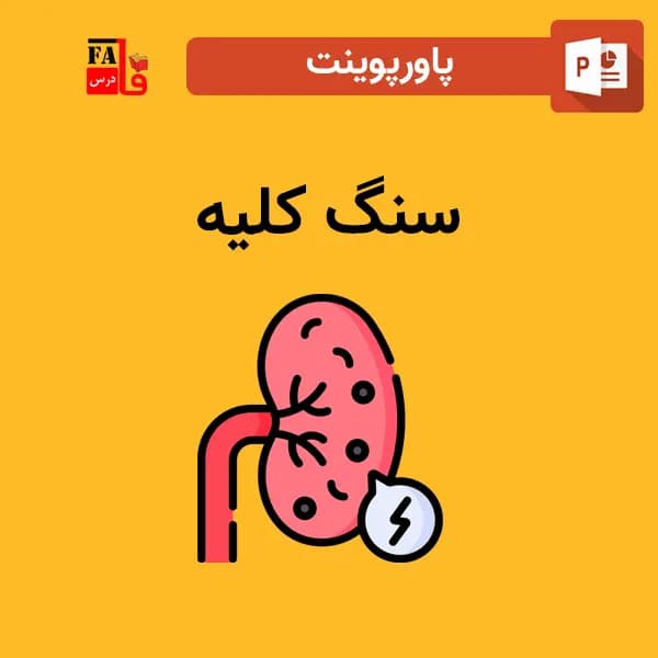 پاورپوینت سنگ کلیه