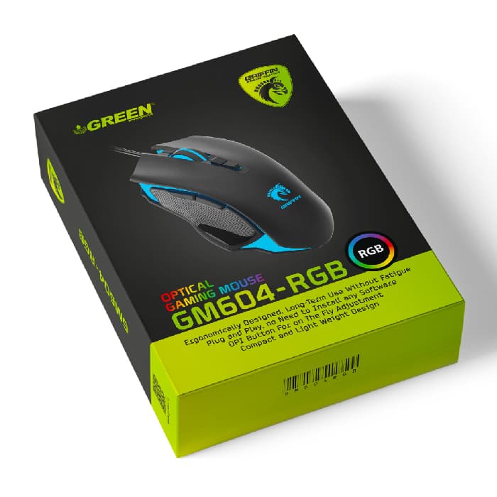 ماوس مخصوص بازی گرین مدل GM 604 RGB — تصویر ۷